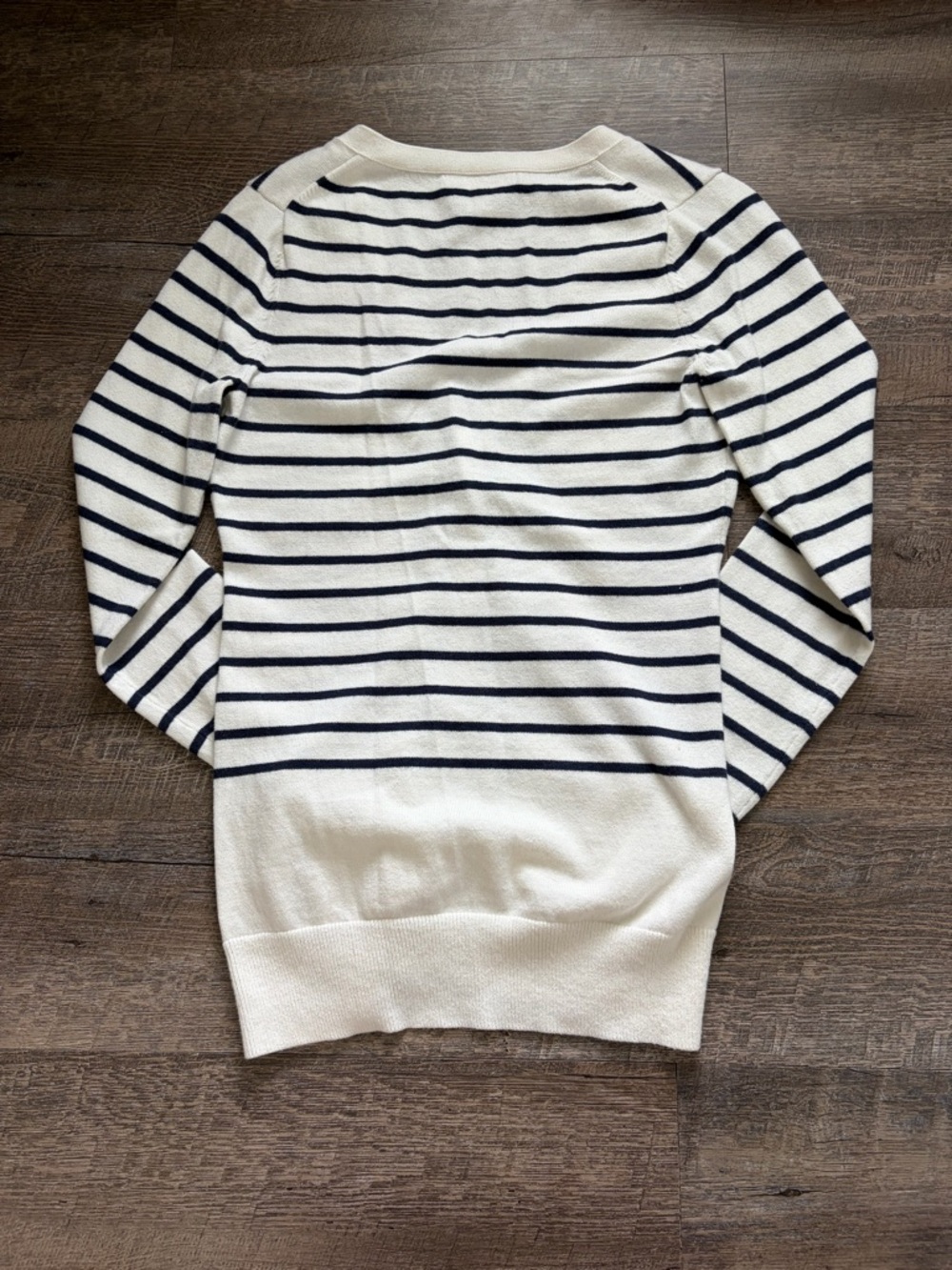 Striped Button Cardigan Sweater - Picture 4 of 4